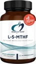 健康のための設計 L 5-MTHF - Quatrefolic L の Methylfolate の補足 5mg (8500 DFE) - 女性及び人のためのメチル化された Folate の補足-サポート メチル化-非 GMO のグルテンフリー(60 のカプセル)