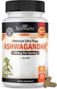 BioSchwartz Ashwagandha サプリメント - 余分な強度 Ashwagandha カプセル 500 mg per サービング - Gluten Free, Non-GMO, グローバルにソース成分で米国製, 60 サービング (120 カウント)