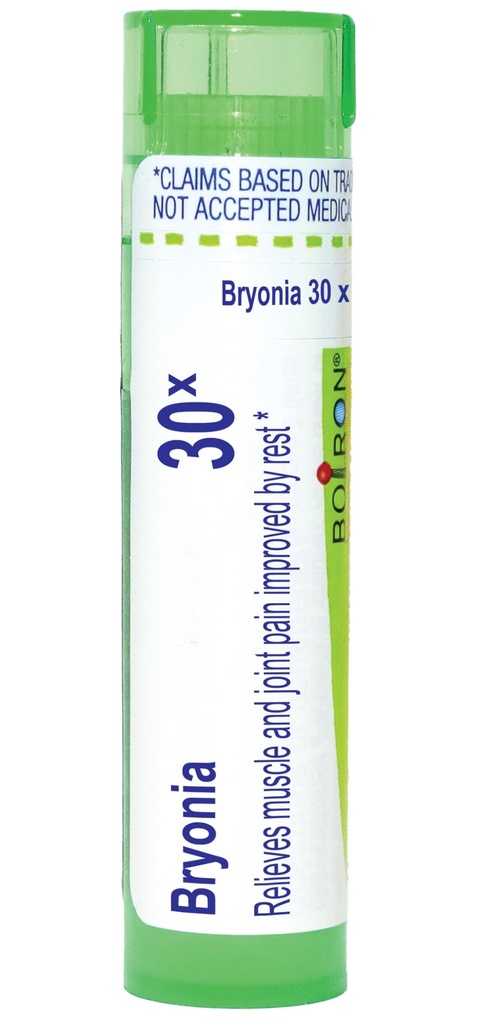 ボイロン・ブリャニア 30X 筋肉と関節痛のためのホメオパシー薬 - 80 ペレット