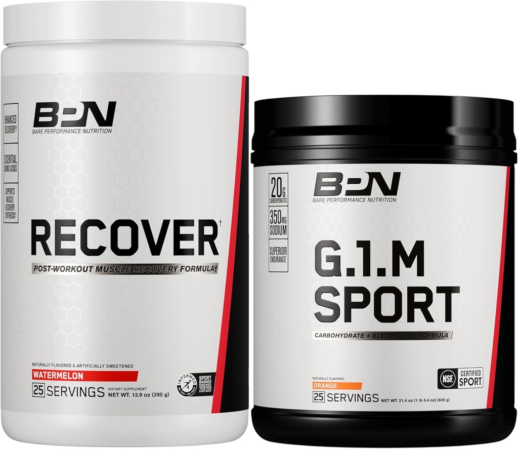 BARE PERFORMANCE NUTRITION BPNの回復及びG1Mのオレンジ バンドル
