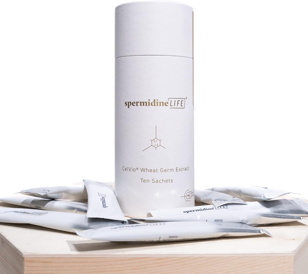 LONGEVITY LABS + spermidineLIFE Pro + 4300mg, ナチュラルサプリメント, 植物ベースの, 高精細コンテンツの小麦ガーム抽出物, 完全菜食主義者フレンドリー, 10 サチェット (パッケージ 1)