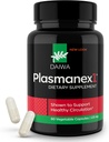 Daiwa Plasmanex 1 - Blood and Vein Circulation Supplements – Balance Circulation, Encourage Healthy Legs and Veins - 60 Vegan Capsules