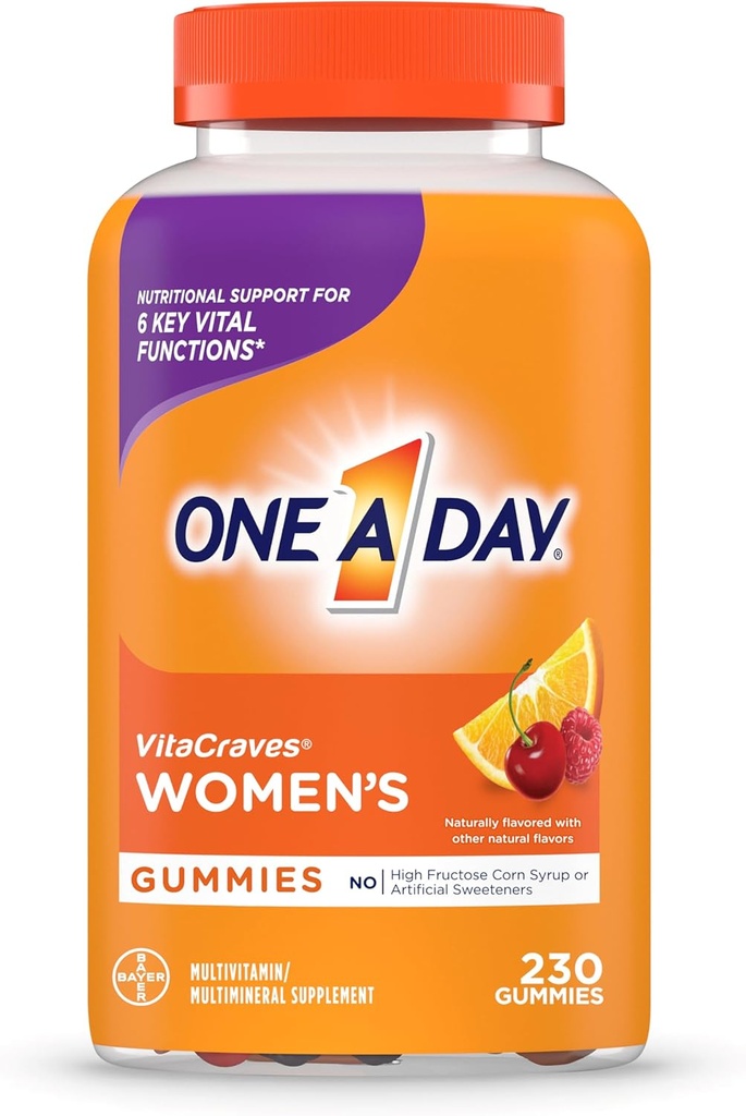 ビタミンA、C、E、ビタミンD、免疫健康サポートのための亜鉛、女性のための1日女性のMultivitamin Gummies、230の計算