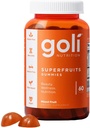 Goli Nutritional Supplement、SuperFruits Beauty Gummy Vitamin - 60カウント - コラーゲンプロモーション成分 - 混合フルーツ、ビーガン、植物ベースの、非GMO、グルテンフリー&ゼラチン無料