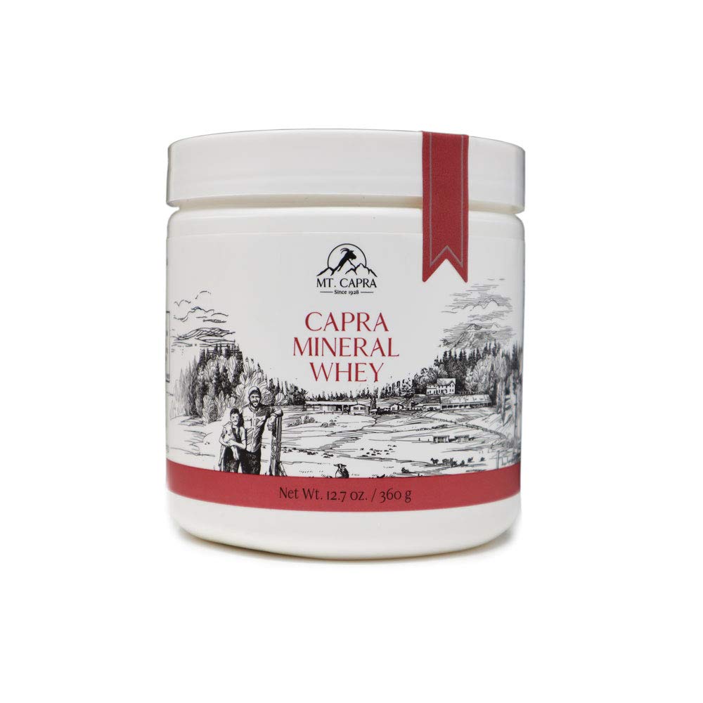 Mt. Capra Mineral Whey | 全食品・バイオ・アベイラブル・ミネラル・電解質パウダー・サプリメント・ゴット・ミルク・ホエイ・カリウム・アルカライズ・14食・サービング 12.7oz
