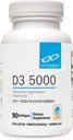 XYMOGEN D3 5000 - ビタミンD3 5000 IU (125 mcg) - 免疫の健康、骨+心の健康(90のゼラチンのSoftgels)を支える高い効力のビタミンDの補足