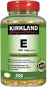 Kirkland SignatureビタミンE 180mg、500Softgels