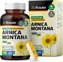 BIO KRAUTER Arnica Montana カプセル - 500 mg Arnica カプセル のために 美化 と 腫れ - ビーガン - 100 カウント