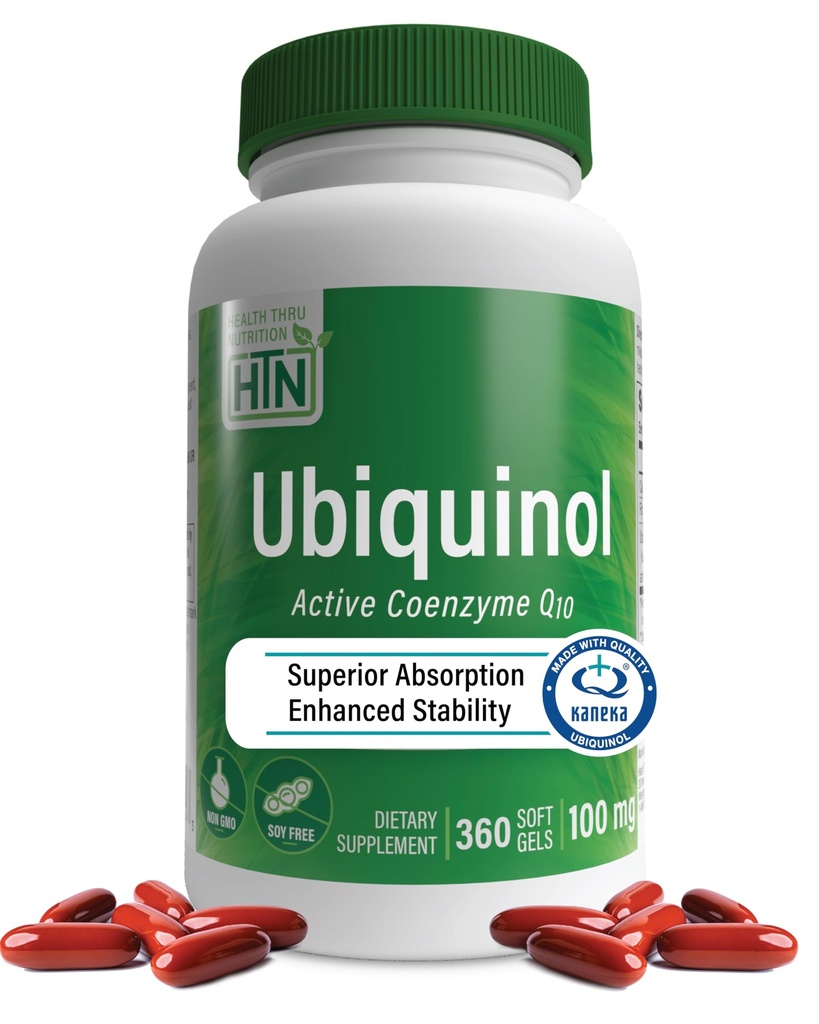 カネカQHの減少CoQ-10による健康のThruの栄養のUbiquinol 100mg 360のSoftgels | Stabilized - 第3党はテストしました | 高められた生物学的利用能 | 心血管及びMitochondria機能サポート | 非GMO