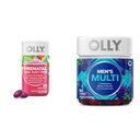 OLLY Prenatal Multivitamin Softgelsと男性のMultivitamin Gummy Vitaminsバンドル、60と90カウント