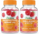 通気性のPhosphatidylserine (PS) +コラーゲン及びビオチン、グミーズの束-偉大なTastingのビタミンの補足、グルテンフリーのGluten、GMO自由に、Chewable Gummy