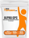 BulkSupplements.comアルファGPCパウダー - コリンサプリメント、アルファGPC 300mg - Unflavored&グルテンフリー、給食当たり600mg、500g(1.1ポンド)(パッケージ1)