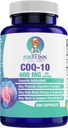 2キャップあたりCoQ10 400 MG - Ubiquinone - 優れた値 - 心臓、脳および細胞のサプリメント - エネルギーサポート - 200キャップボトル - フォックスシード