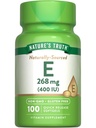 Nature's Truth Vitamin E 400 IU Softgels | 268mg | 100カウント | 非GMO&グルテンフリーサプリメント