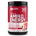 最適栄養アミノエネルギー - 緑茶、BCAA、アミノ酸、ケトフレンドリー、グリーンコーヒーエキス、エネルギーパウダー - フルーツフュージョン、30サービング(パッケージ5月Vary)