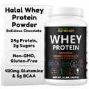 SHIFAA NUTRITION 2 Lbs のハラールの粘着性がある蛋白質の粉のクリーミー チョコレート。 24g 蛋白質、5g BCAAs 及び 420mg グルタミン。 建物の細い筋肉及び回復のため。 砂糖なし、ケトフレンドリー、グルテンフリー、非GMO