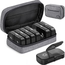 AUVON キャンバス バッグ XL 毎週ピル オルガナイザー 2 日を回します。, 旅行ピル ボックス 7 日 ワンサイド オープニングと, AM PM ピル ケース ポータブル 布 バッグ サプリメント, ビタミン, 魚油