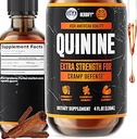 HERBIFY Quinine Tincture - Quinine Liquid Extract for Healthy Digestion - Quinine Cinchona Supplement for Better Absorption - US Made Product - for Men & Women 4oz (120ml)