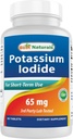ベストナチュラルスカリウムイオドイド65mg - サプリメント、60錠(60カウント) (12)
