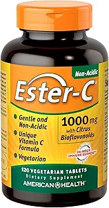 シトラスBioflavonoidsが付いているEster-Vitamin C 1Vitamin 000 Milligrams 120の野菜タブ