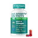 女性のためのSmartyPantsの有機性プレナタル ビタミン、Multivitaminのグミ:Biotin、Methylfolate、オメガ3 (ALA)、ビタミンD3、C、ビタミンB12、B6、A、K2及び亜鉛、コリン、ベジタリアン、120の計算(30日の供給)