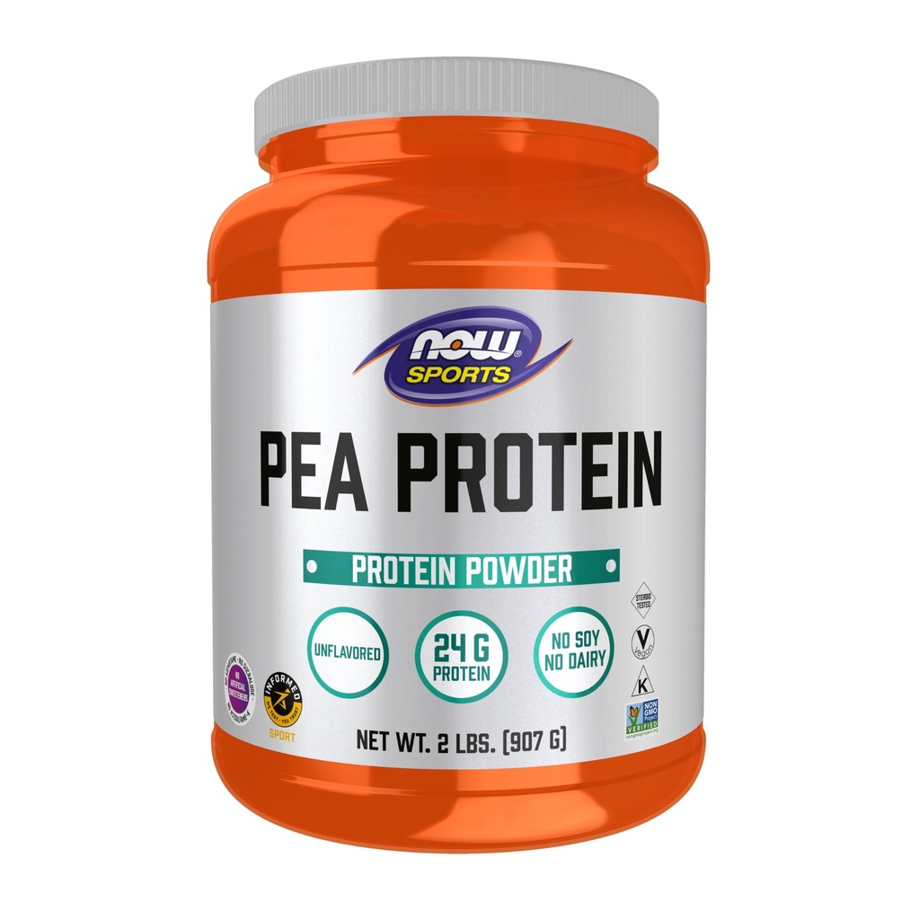 NOWの食糧スポーツの栄養物、Peaの蛋白質24のgの速い吸収、Unflavoredの粉、2ポンド