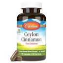 カールソン - セイロンシナモン、シナモンサプリメント、500mg、シナモンエキスピル、セイロンシナモンカプセル、90カプセル。