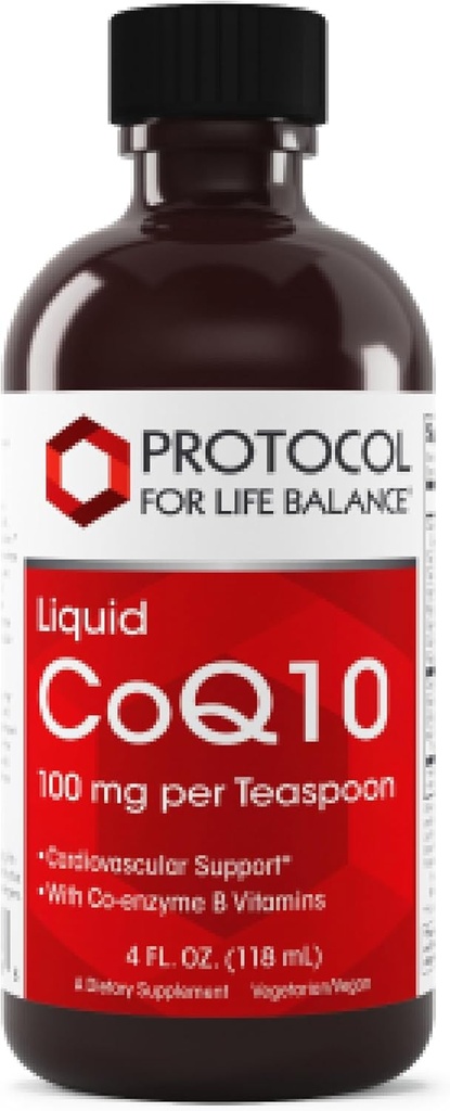 ライフバランス液体コク10のためのPROTOCOL - 心の健康のための - 抗酸化物質栄養補助食品 - ビタミンB6とB12 - NAD&D-Ribose - エネルギー生産 - 4 fl oz