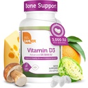 ZahlerビタミンD3 3000IU、ビタミンD3サプリメント3,000 IU、認定コーシャ(250 Softgels)