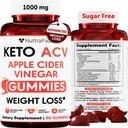Keto ACV Gummiesの高度の減量 - 女性と男性のための減量のためのACV Ketoのガミー - Ketoのガミーの補足 - Detox及び清潔、消化 - アップルのサイダーのバインガー - アップルの味