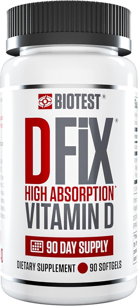 Biotest Dの苦境- 5000 の IU の吸着のビタミン D3、90 のサービング- 90 の Softgels