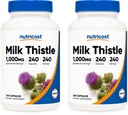 ヌトリコストミルクのアコール1,000mg相当、240カプセル(2パック) - 4:1抽出物の250mg - ビーガン、非GMOおよびグルテンフリー