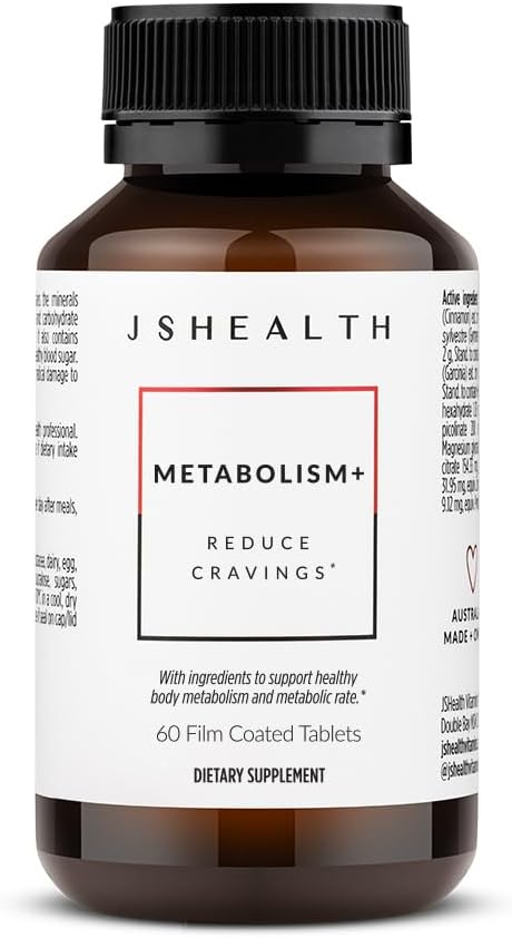 JSHealthのビタミン、Metabolism+の方式、健康な自然エネルギー サポート、Metabolismの維持の補足(60のカプセル)