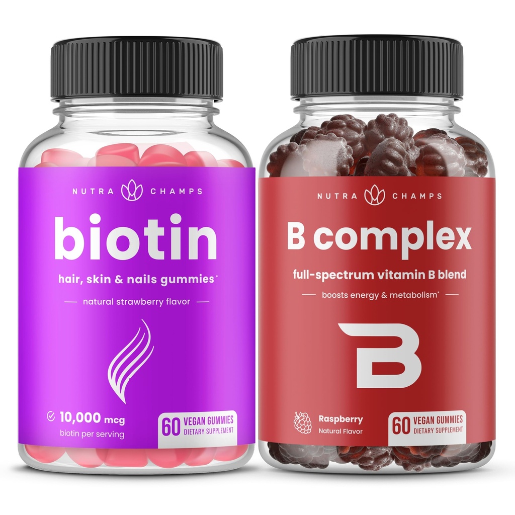 NutraChamps Biotin&Bコンプレックス・グミー