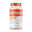 Geniusのエストロゲンのバランス、Dimの補足-人のためのブロッカー及び女性-ホルモン、ホルモンのアクネ及びMenopause -ブドウの種エキス及びBioPerine - 30のカプセル