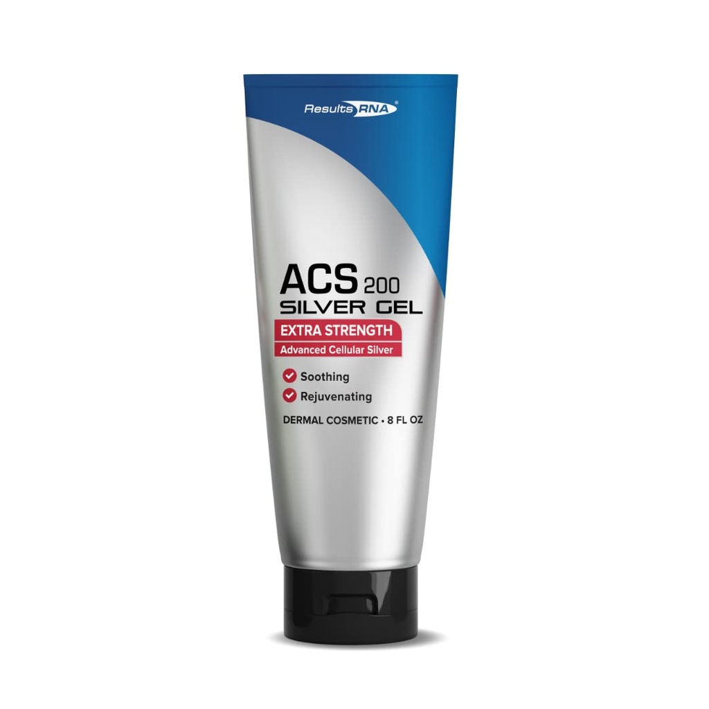 結果RNA - ACS 200シルバーグルタチオンゲル - 傷のケアと優れた皮膚治癒のための高度なセルラーコロイドシルバーゲル。 臨床的に証明される。 ドクターズワールドワイド(8oz)