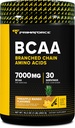 Primaforce BCAAの粉(パイナップルマンゴー)(30のサービング) - 7000MG 2:1 BCAAsの人及び女性のためのアミノ酸そして実質の塩が付いているポストワークアウトの回復飲み物