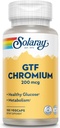 Solaray GTF Chromium カプセル 200mcg | 100 カウント | 3 パック