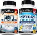 ビタミンC A B D3 Eおよび亜鉛(1か月の供給)の高度の毎日の人のMultivitamin プラスの三重力オメガ3の魚油のSoftgels (1か月の供給)