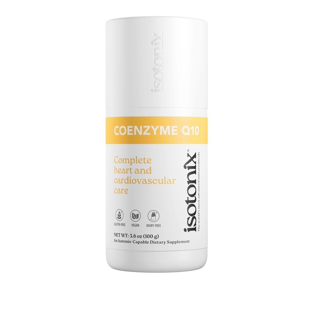Isotonix ベストCoQ10サプリメント - 心臓の健康、エネルギー、および抗酸化サポートのための高吸収酵素Q10 - Ubiquinone CoQ10、ビタミンQ10サプリメント、30サービング