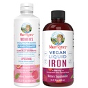 MaryRuth's Women's Multivitamin + Hair Growth Liposomal(ピーチ) & Iron Liquid(ベリー) | Clean Label Project Verified® | 美、免疫、健康のサプリメント | 完全菜食主義者、非GMO、グルテンフリー