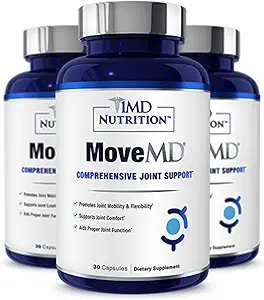 1MD栄養MoveMD - 共同健康補助食品 - 医師の処方 | コラーゲン、アスタキサンチンなど | (3パック)