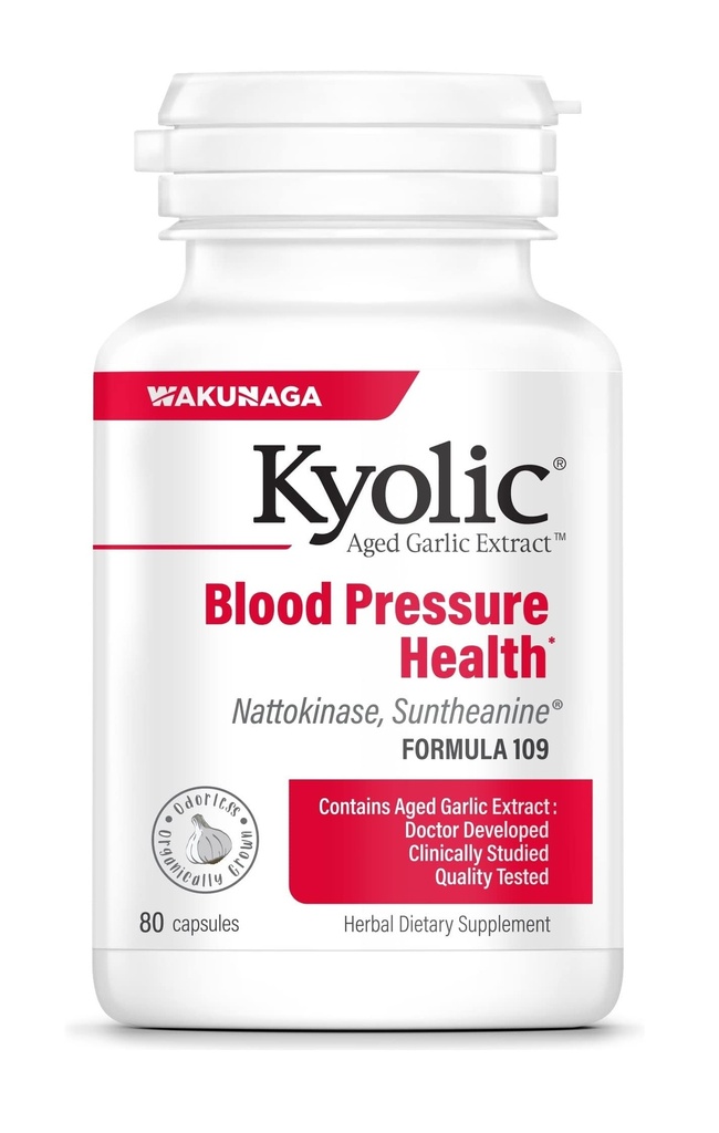 Kyolicはニンニクのエキスの方式109の血圧の健康を老化させました