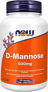 NOW 食品 Dmannose 500mg、120 CT