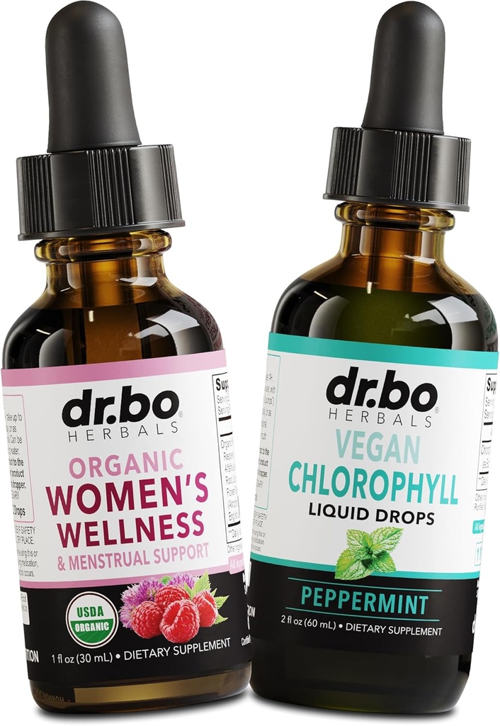 女性のためのホルモンバランス & Chlorophyllの液体の低下 - 女性のウェルネス有機ホルモンバランスサプリメント - ビーガン液体クロロフィルは臭気の洗剤の補足の内部消臭剤を落とします