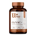 Utzy Naturals GlyNAC+ サプリメント | グルタチオン生産用ビタミンB2コファクタ | 90カプセル