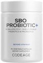 Codeage SBO Probiotics、サービングごとの50億のCFUs、多緊張の土壌基づいたOrganizmsのブレンドおよび有機発酵させた植物のブレンド、棚安定した、90のカプセル