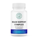 脳サポートコンプレックス - Ginkgo Biloba、Bacopa Monnieri、Phosphatidylserine、Huperzine-A、St. John's Wort - 30 Ctの高度な認知サポートサプリメント