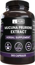 Pure Original Ingredients Mucuna Pruriens (365 Capsules) No Magnesium Or Rice Fillers, Always Pure, Lab Verified