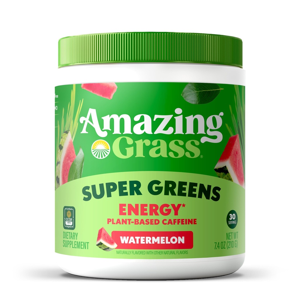 驚くべき草の緑はエネルギーを混合します:Smoothieの組合せ、極度の緑の粉及び植物は抹茶の緑茶及びビートの根の粉、Watermelon、30のサービング(包装5月Vary)とカフェインを基づかせていました
